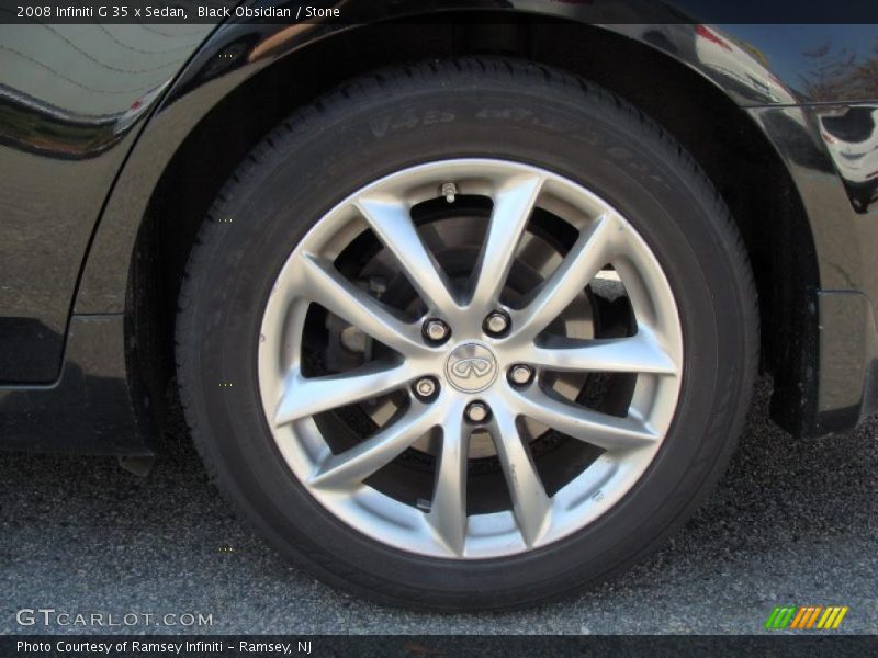 Black Obsidian / Stone 2008 Infiniti G 35 x Sedan