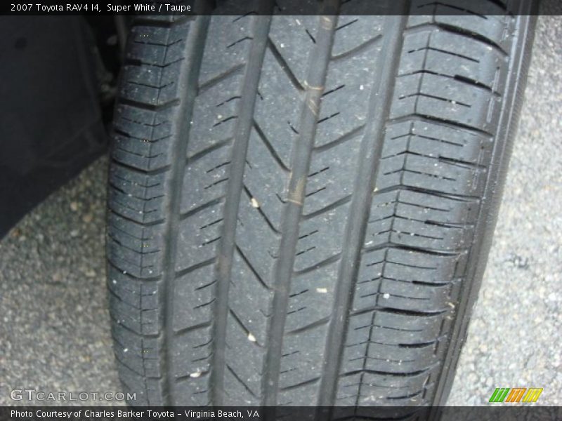 Super White / Taupe 2007 Toyota RAV4 I4