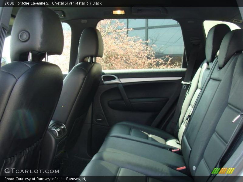 Crystal Silver Metallic / Black 2008 Porsche Cayenne S