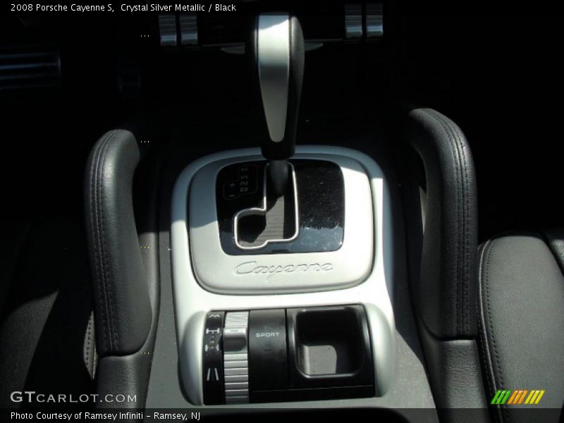 Crystal Silver Metallic / Black 2008 Porsche Cayenne S