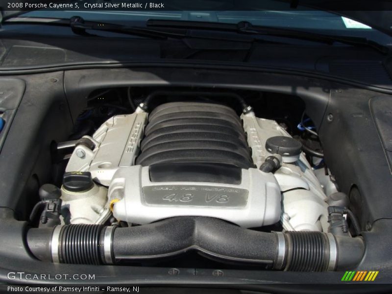 Crystal Silver Metallic / Black 2008 Porsche Cayenne S