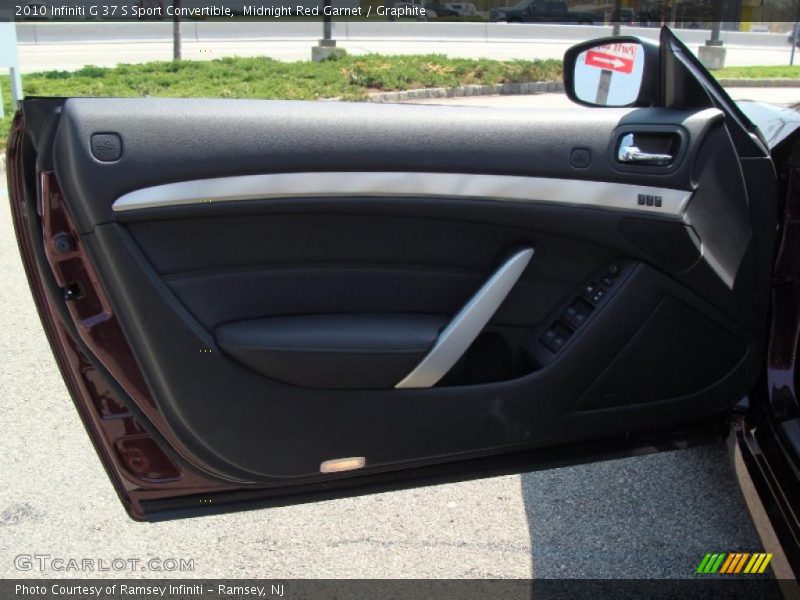 Midnight Red Garnet / Graphite 2010 Infiniti G 37 S Sport Convertible