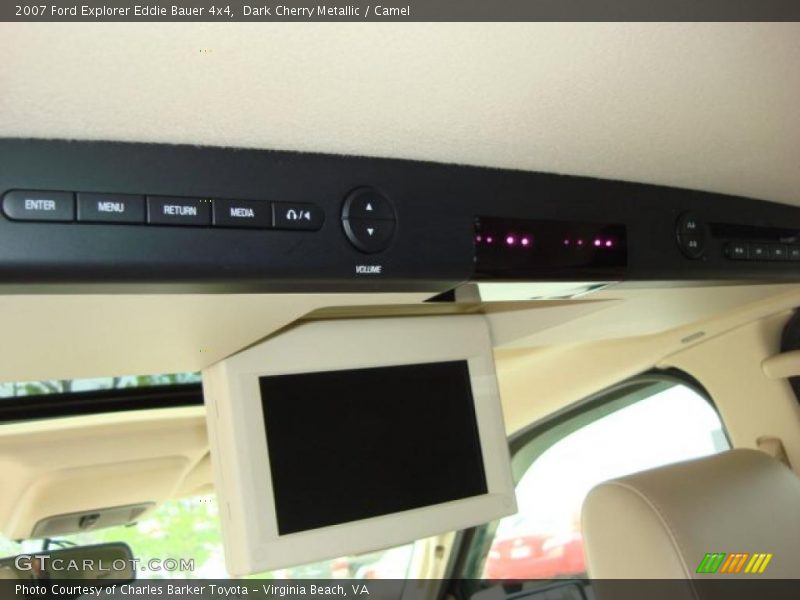 Dark Cherry Metallic / Camel 2007 Ford Explorer Eddie Bauer 4x4