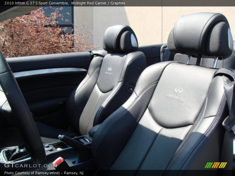Midnight Red Garnet / Graphite 2010 Infiniti G 37 S Sport Convertible