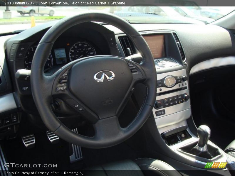 Dashboard of 2010 G 37 S Sport Convertible