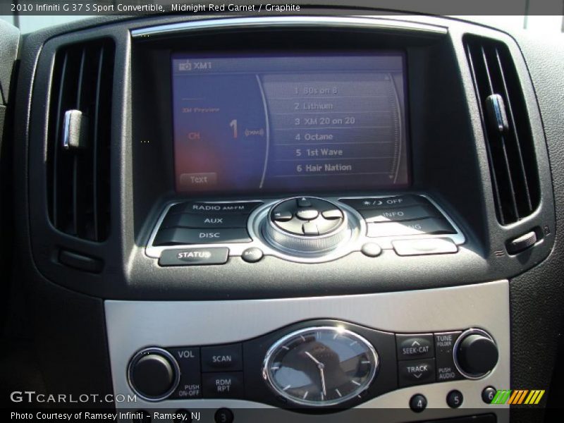 Midnight Red Garnet / Graphite 2010 Infiniti G 37 S Sport Convertible