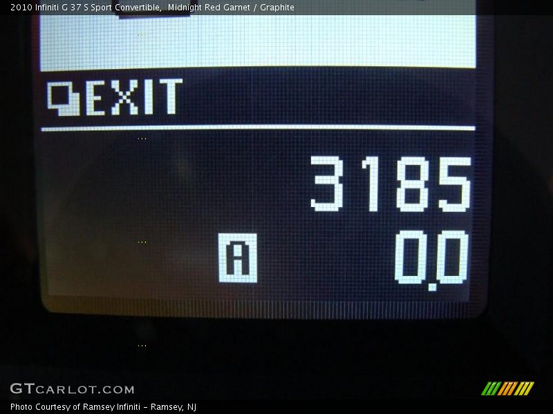 Midnight Red Garnet / Graphite 2010 Infiniti G 37 S Sport Convertible
