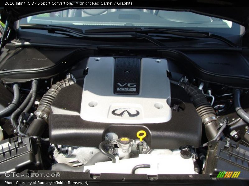 Midnight Red Garnet / Graphite 2010 Infiniti G 37 S Sport Convertible