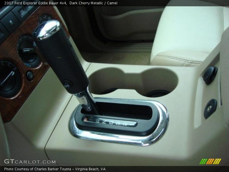Dark Cherry Metallic / Camel 2007 Ford Explorer Eddie Bauer 4x4
