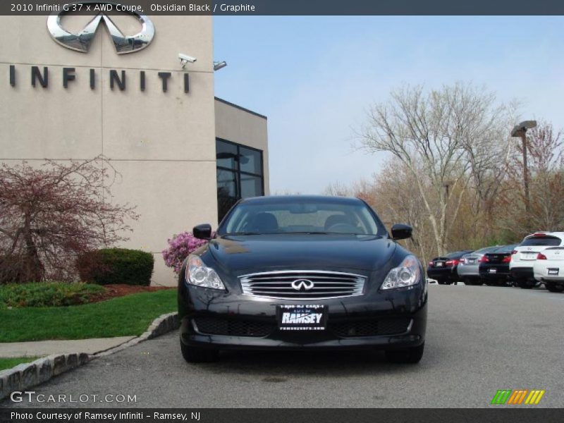 Obsidian Black / Graphite 2010 Infiniti G 37 x AWD Coupe