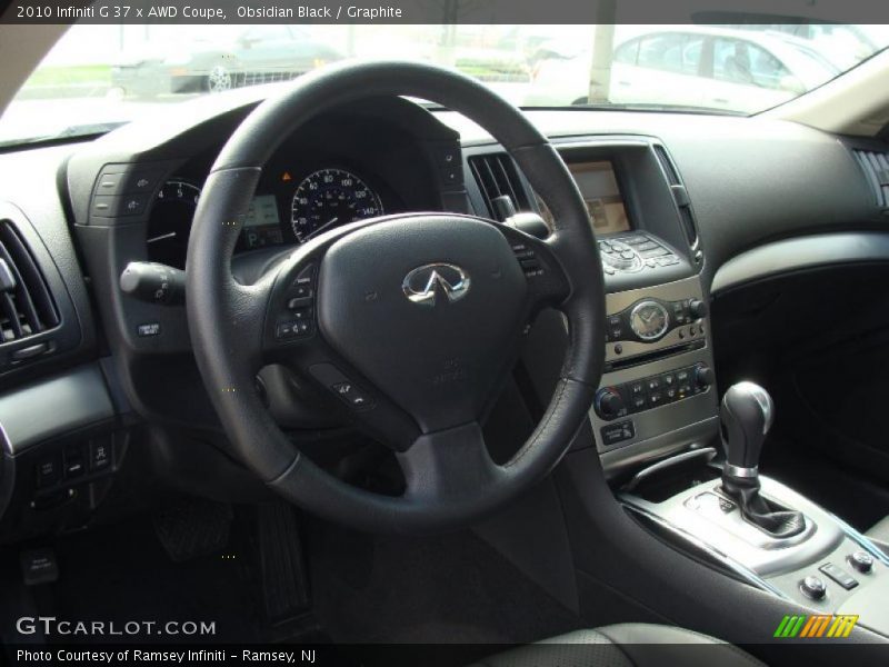 Obsidian Black / Graphite 2010 Infiniti G 37 x AWD Coupe