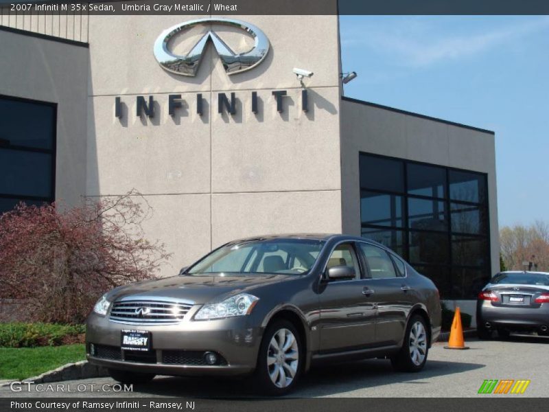 Umbria Gray Metallic / Wheat 2007 Infiniti M 35x Sedan