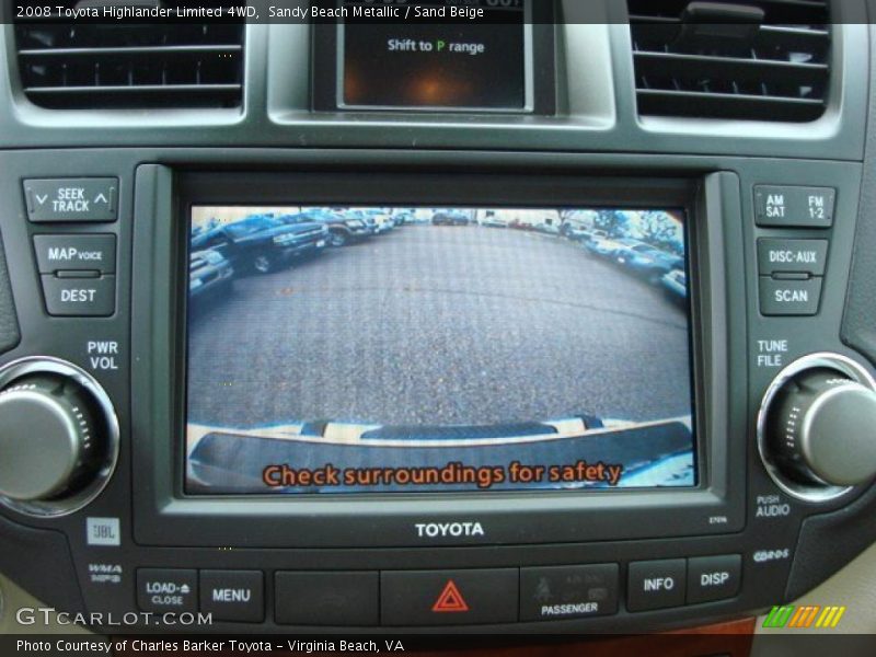 Sandy Beach Metallic / Sand Beige 2008 Toyota Highlander Limited 4WD