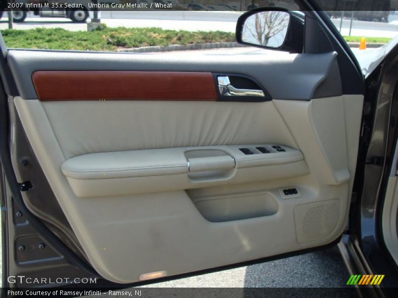 Umbria Gray Metallic / Wheat 2007 Infiniti M 35x Sedan