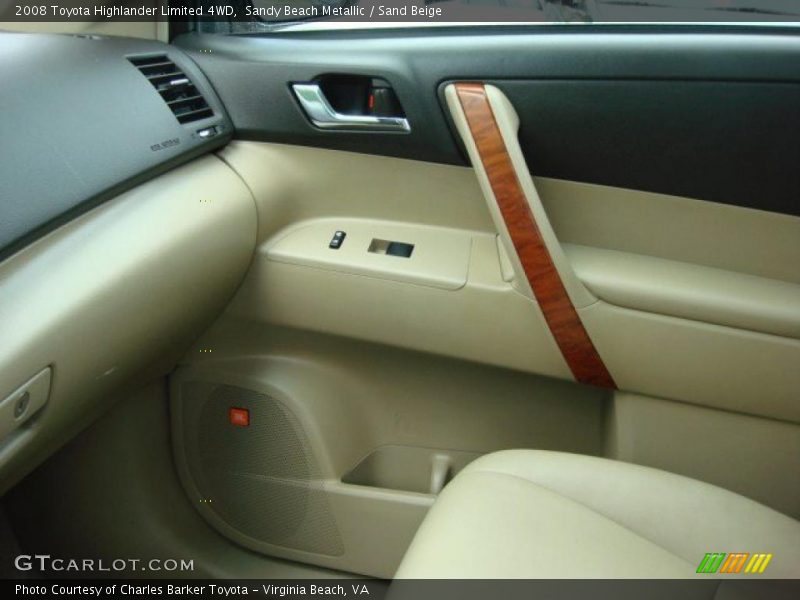 Sandy Beach Metallic / Sand Beige 2008 Toyota Highlander Limited 4WD