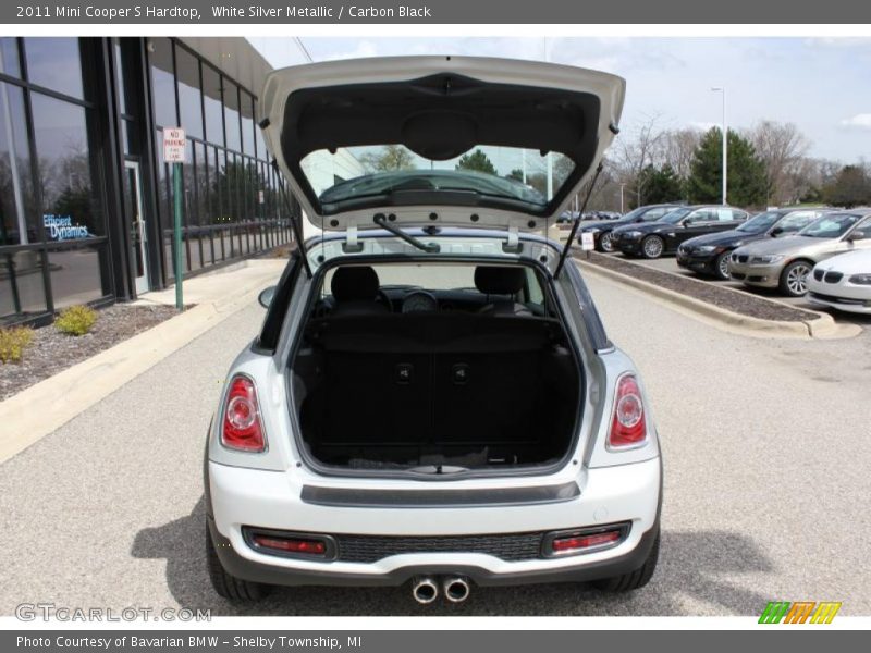 White Silver Metallic / Carbon Black 2011 Mini Cooper S Hardtop