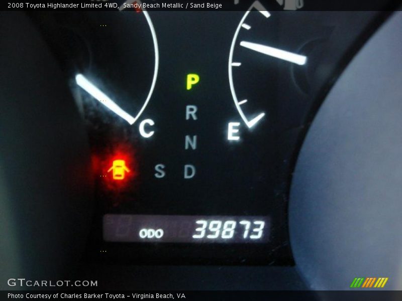 Sandy Beach Metallic / Sand Beige 2008 Toyota Highlander Limited 4WD