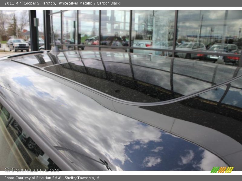 White Silver Metallic / Carbon Black 2011 Mini Cooper S Hardtop