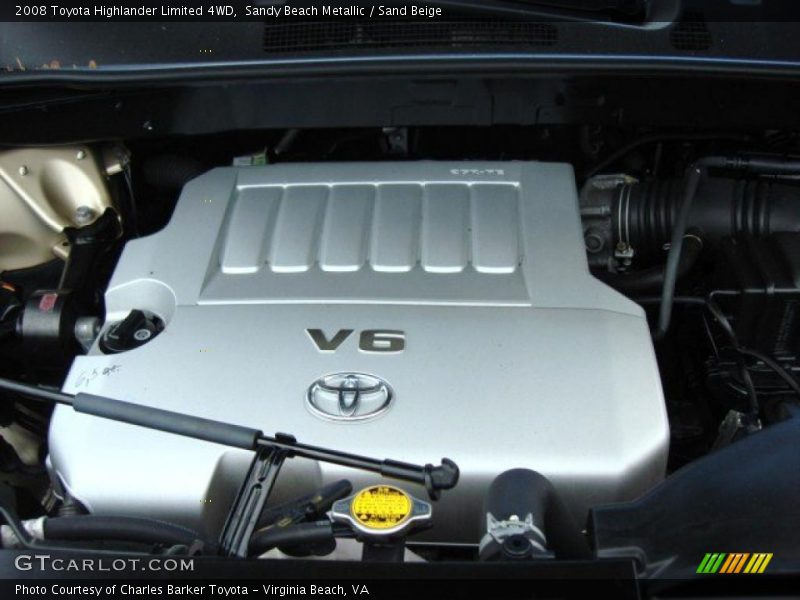 Sandy Beach Metallic / Sand Beige 2008 Toyota Highlander Limited 4WD