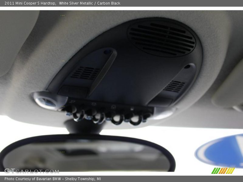 White Silver Metallic / Carbon Black 2011 Mini Cooper S Hardtop