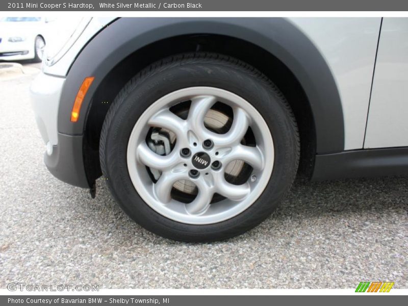 White Silver Metallic / Carbon Black 2011 Mini Cooper S Hardtop