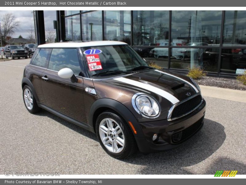 Hot Chocolate Metallic / Carbon Black 2011 Mini Cooper S Hardtop