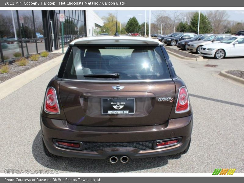 Hot Chocolate Metallic / Carbon Black 2011 Mini Cooper S Hardtop