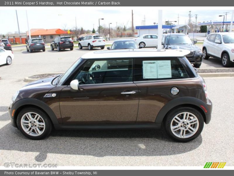 Hot Chocolate Metallic / Carbon Black 2011 Mini Cooper S Hardtop