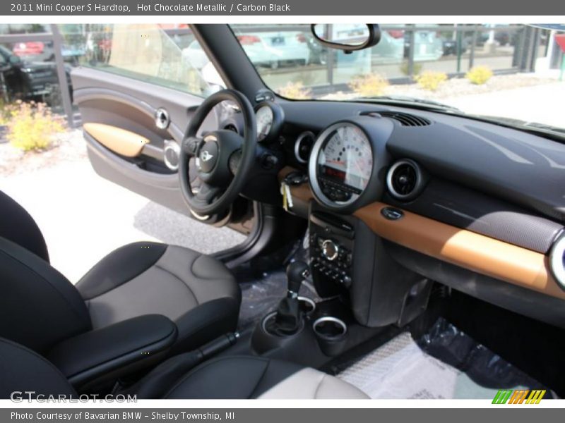 Hot Chocolate Metallic / Carbon Black 2011 Mini Cooper S Hardtop