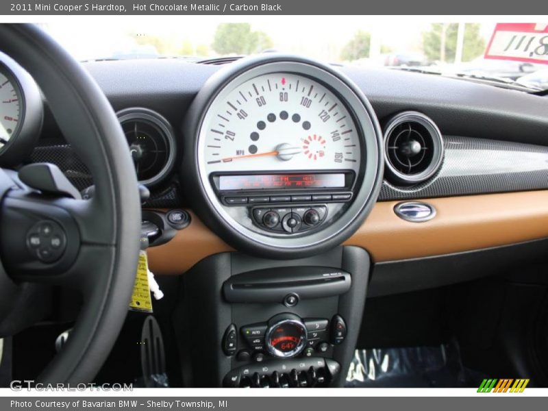 Hot Chocolate Metallic / Carbon Black 2011 Mini Cooper S Hardtop