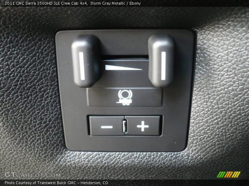 Storm Gray Metallic / Ebony 2011 GMC Sierra 3500HD SLE Crew Cab 4x4