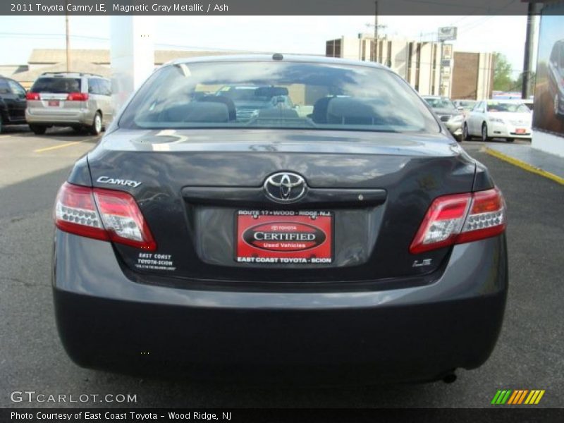Magnetic Gray Metallic / Ash 2011 Toyota Camry LE