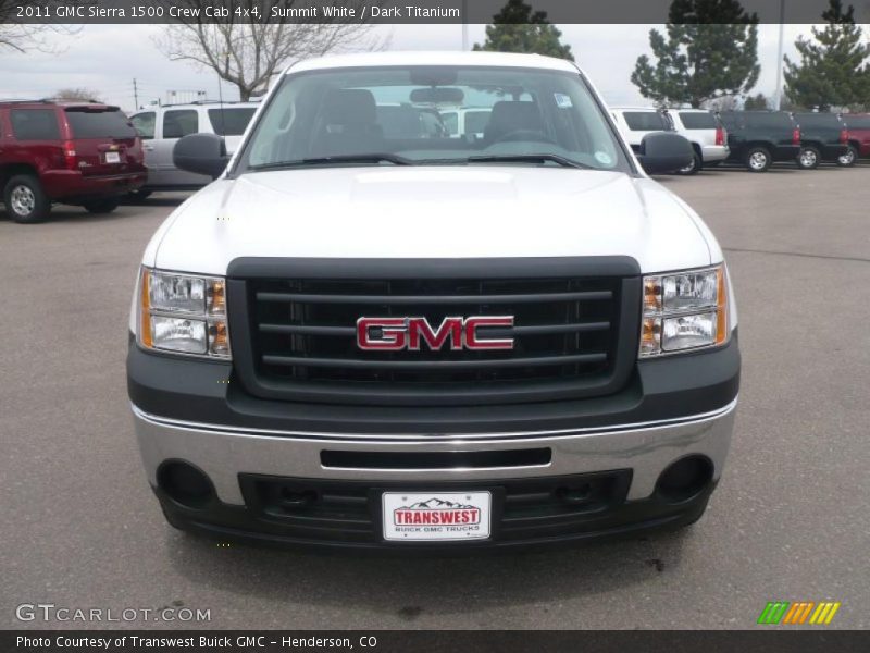 Summit White / Dark Titanium 2011 GMC Sierra 1500 Crew Cab 4x4