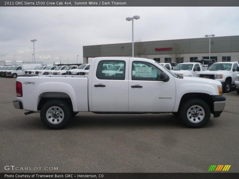 Summit White / Dark Titanium 2011 GMC Sierra 1500 Crew Cab 4x4