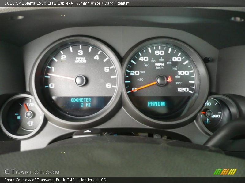 Summit White / Dark Titanium 2011 GMC Sierra 1500 Crew Cab 4x4