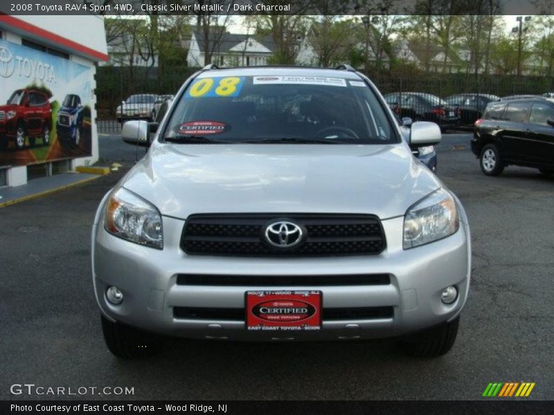 Classic Silver Metallic / Dark Charcoal 2008 Toyota RAV4 Sport 4WD