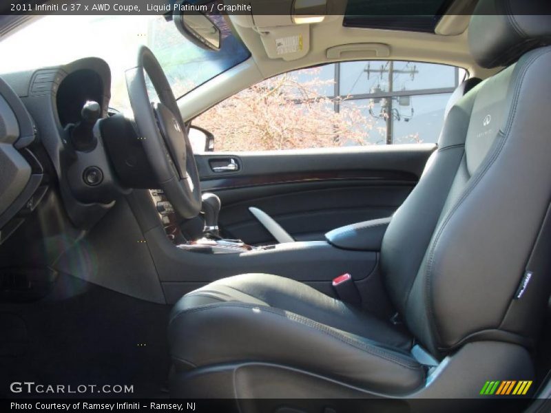 Liquid Platinum / Graphite 2011 Infiniti G 37 x AWD Coupe
