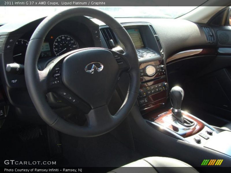 Liquid Platinum / Graphite 2011 Infiniti G 37 x AWD Coupe
