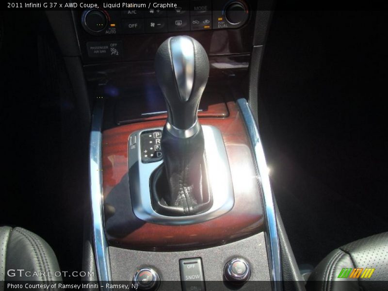  2011 G 37 x AWD Coupe 7 Speed ASC Automatic Shifter