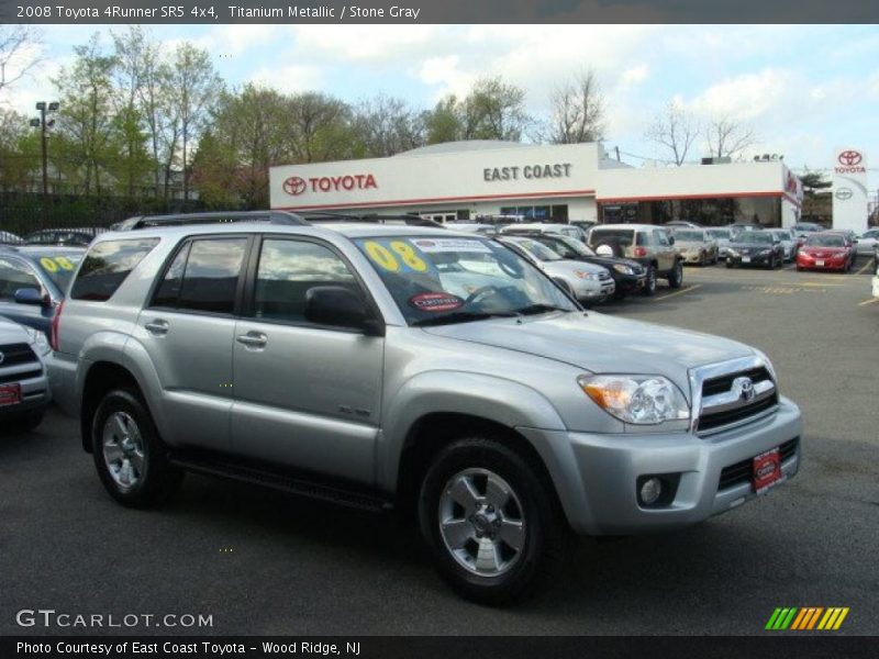 Titanium Metallic / Stone Gray 2008 Toyota 4Runner SR5 4x4