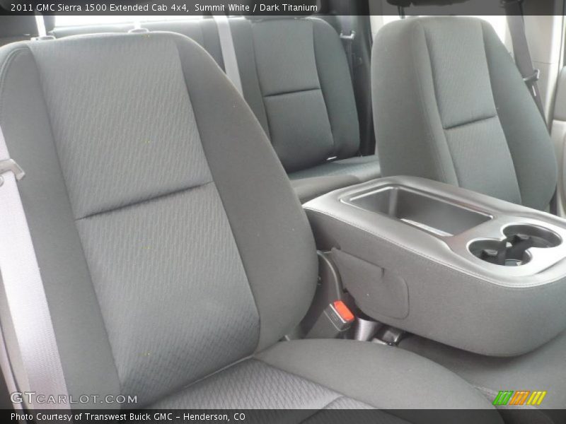 Summit White / Dark Titanium 2011 GMC Sierra 1500 Extended Cab 4x4