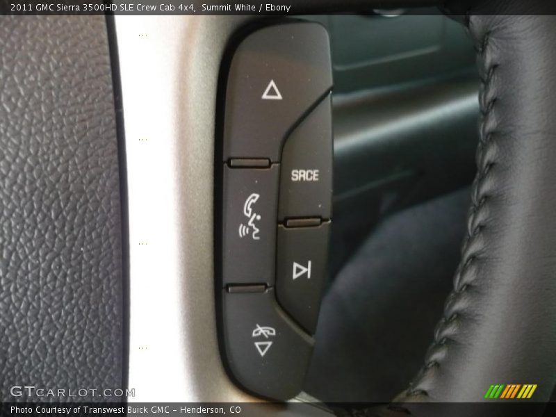 Summit White / Ebony 2011 GMC Sierra 3500HD SLE Crew Cab 4x4
