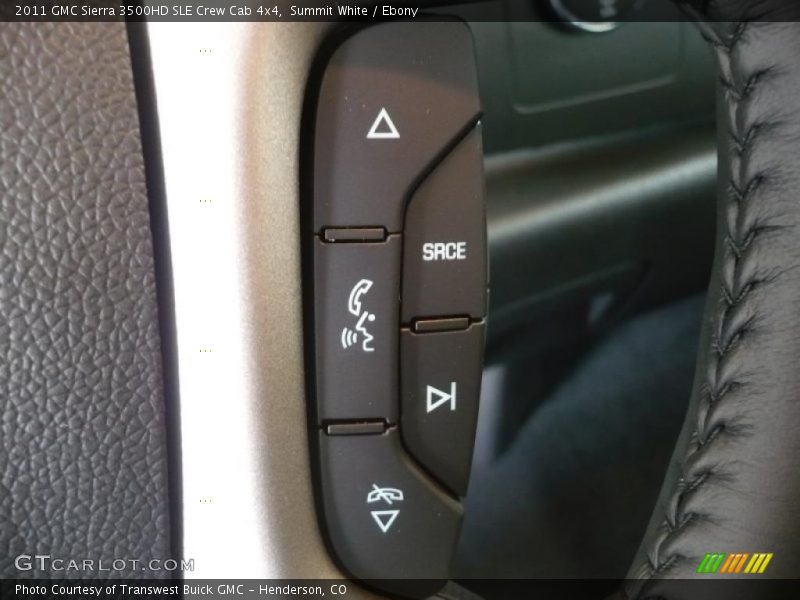 Summit White / Ebony 2011 GMC Sierra 3500HD SLE Crew Cab 4x4