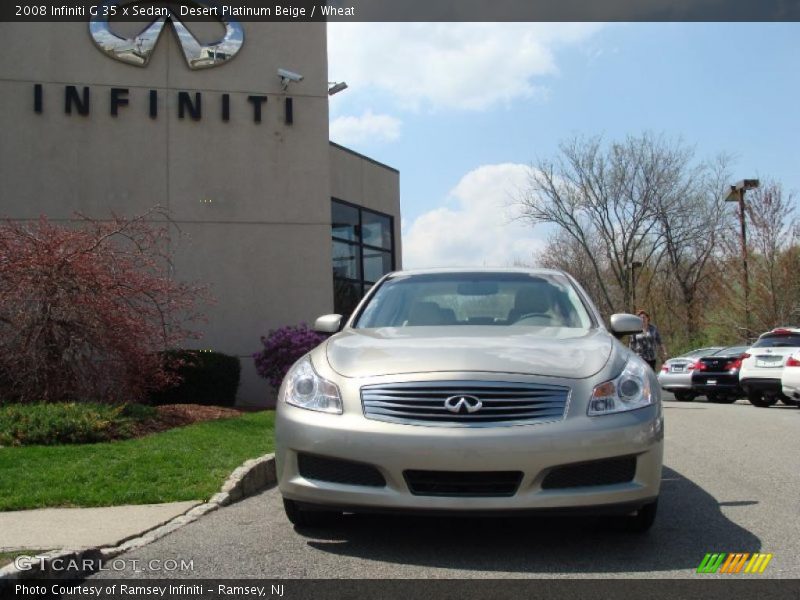 Desert Platinum Beige / Wheat 2008 Infiniti G 35 x Sedan