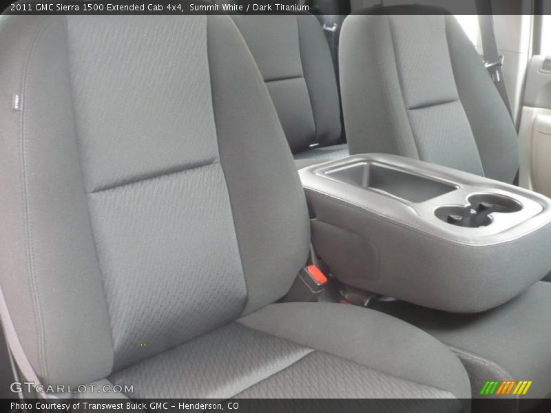 Summit White / Dark Titanium 2011 GMC Sierra 1500 Extended Cab 4x4