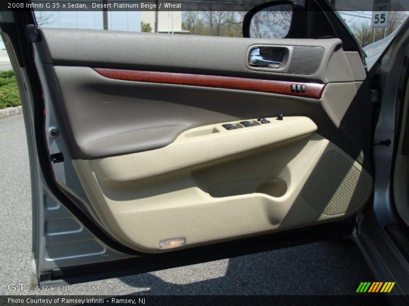 Desert Platinum Beige / Wheat 2008 Infiniti G 35 x Sedan