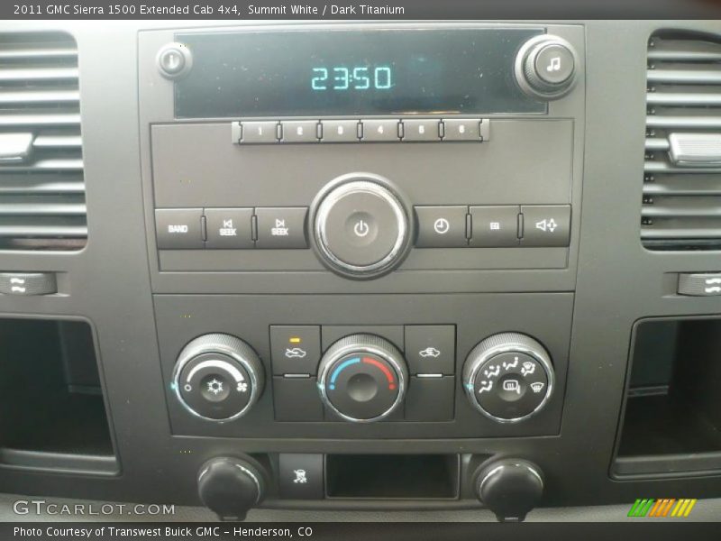 Summit White / Dark Titanium 2011 GMC Sierra 1500 Extended Cab 4x4
