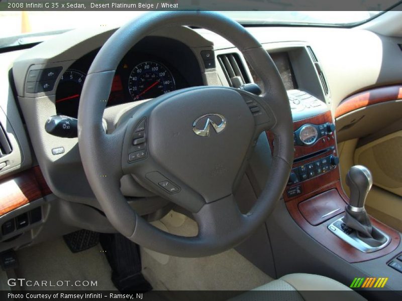 Desert Platinum Beige / Wheat 2008 Infiniti G 35 x Sedan