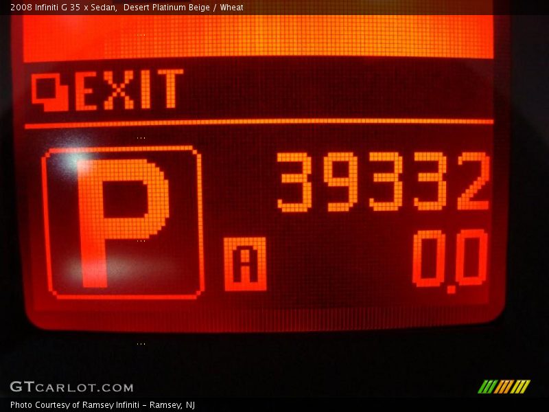 Desert Platinum Beige / Wheat 2008 Infiniti G 35 x Sedan