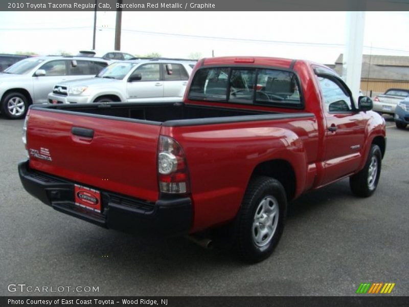 Barcelona Red Metallic / Graphite 2010 Toyota Tacoma Regular Cab